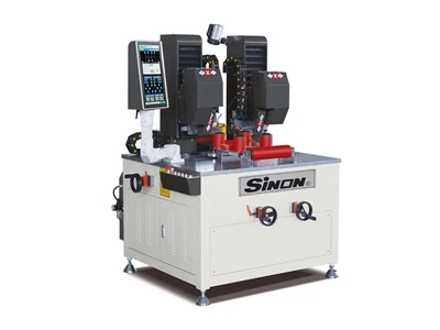 Mesin Knurling Profil Aluminium Thearmal Break 6 Axis CNC Dengan Penyisipan Strip