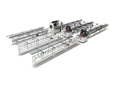 Jalur Perakitan Profil Aluminium Thermal Break CNC